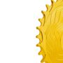 Blat MTB 1x Alugear AERO Round Boost do SRAM 3-bolts 38T-Złoty