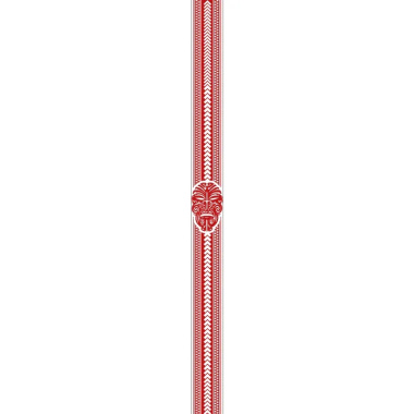 MOKO - Folia rowerowa ochronna 4-bike dolnej części rury głównej MO-07 | Transparent Light Red