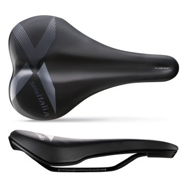 Siodło SELLE ITALIA X-BOW L (id match L1), FeC Alloy Rail, 356g 