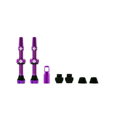 MUC-OFF WENTYLE TUBELESS 44MM FIOLETOWE Tubeless Valves/44mm/Purple V2