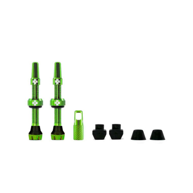 MUC-OFF WENTYLE TUBELESS 44MM ZIELONE Tubeless Valves/44mm/Green V2
