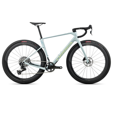 Orbea rower gravelowy TERRA RACE M21eLTD z OQUO RC30TEAM 1X L Frozen Concrete