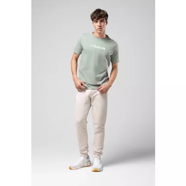 Gobik T-SHIRT SHORT SLEEVE COTTON REST MEN ICEBERG GREEN rozm. 2XL