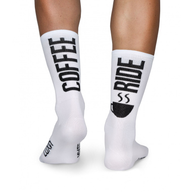 Luxa - Skarpety Kolarskie Coffee Ride Biały L/XL