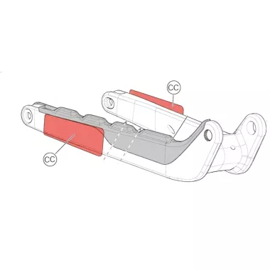 CANNONDALE Moterra Crb Clear Frame Protection (K34295) Uni