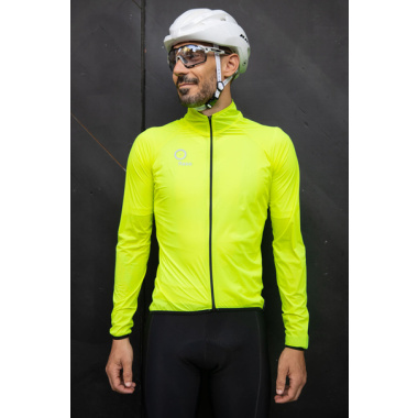 RASO Kurtka Kolarska Wodoodporna Ultralight (fluo) M