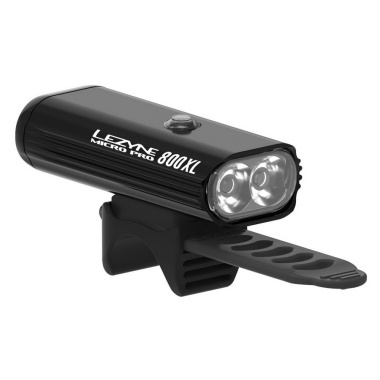 Lampka przednia LEZYNE MICRO DRIVE PRO 800XL 800 lumenów, usb czarna
