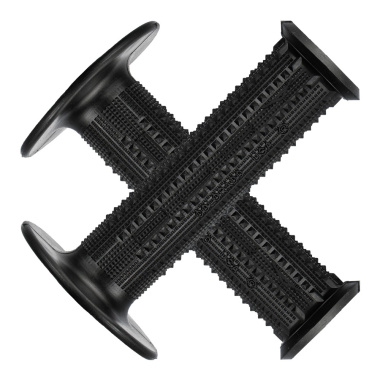 Chwyty kierownicy LIZARDSKINS Single Compound PYRAMID w/ Flange - Black 