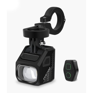 Lampka przednia MAGICSHINE EVO 1100 BLACK, 1100 lumenów, Czarna,  Zestaw Lampka + Uchwyt + Pilot 