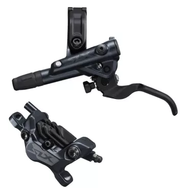 Zestaw klamka/hamulec Shimano SLX M7120 (lewa strona, przód, 4 tłoczki)