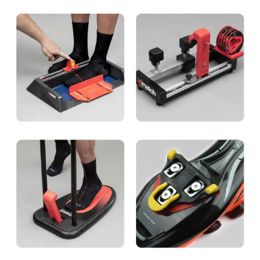 Zestaw IDMATCH FOOTKIT PREMIUM V2 (Pomiar Stopy, Analiza nastawienia przodostopia, Ustawianie pozycji bloków, Podkładki dystansowe bloków)