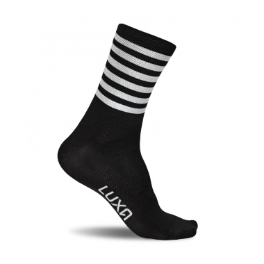 Luxa - Skarpety Kolarskie Stripes Czarny S/M