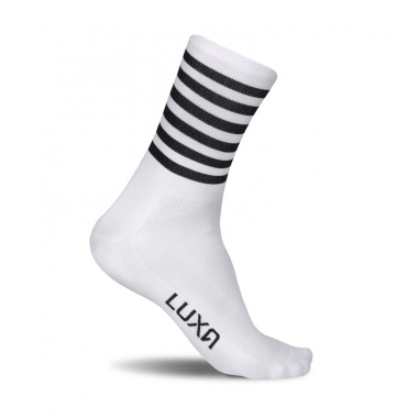 Luxa - Skarpety Kolarskie Stripes Biały L/XL