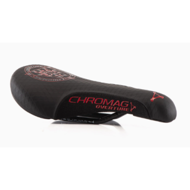 Siodełko rowerowe Chromag Overture (czarno-czerwone)