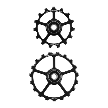 Zamienne Kółka Wózka CeramicSpeed 15+19 Czarne Coated