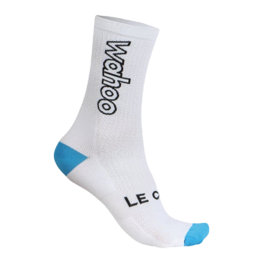Skarpety LE COL OUTLINE WAHOO Cycling Socks Białe L/XL