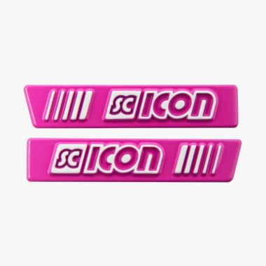 Logo SCICON LOGO METAL KIT AEROWING/AEROSHADE Pink/White