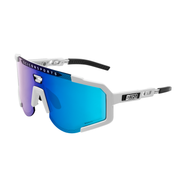 Okulary SCICON AEROSCOPE White Gloss - SCNPP Multimirror Blue