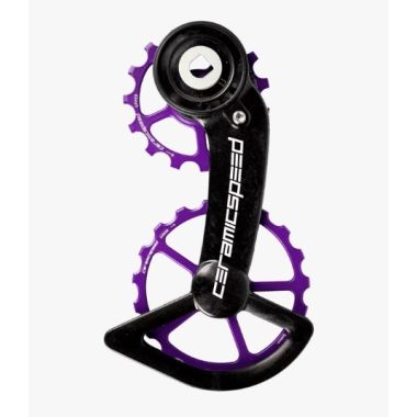 Wózek Przerzutki CeramicSpeed OSPW Shimano 9250/8150 Series Cerakote Purple Coated