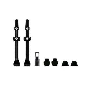 MUC-OFF WENTYLE TUBELESS 60MM CZARNE Tubeless Valves 60mm/CZARNE V2