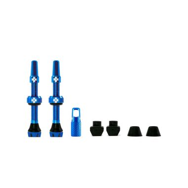 MUC-OFF WENTYLE TUBELESS 44MM NIEBIESKIE Tubeless Valves/44mm/Blue V2