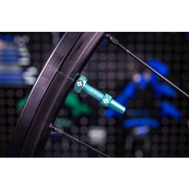 MUC-OFF WENTYLE TUBELESS 44MM TURKUSOWE  Tubeless Valves/44mm/Turquoise V2