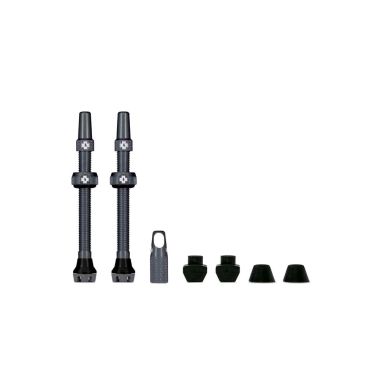 MUC-OFF WENTYLE TUBELESS 60MM SZARE  Tubeless Valves/60mm/Grey V2