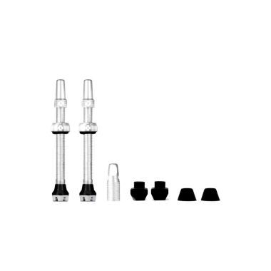 MUC-OFF WENTYLE TUBELESS 60MM SREBRNE Tubeless Valves/60mm/Silver V2