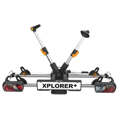 Bagażnik rowerowy na hak SPINDER TX2 Silver (Xplorer+) | 2 rowery, składany