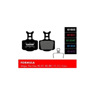 Klocki hamulcowe Galfer FORMULA Mega, The One, R0, R1, RX, RR1, T1, C1, Cura - Standard