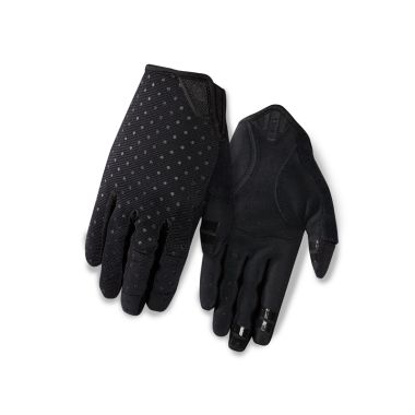 Rękawiczki damskie GIRO LA DND długi palec black dots roz. S (obwód dłoni 155-169 mm / dł. dłoni 160-169 mm) (NEW)