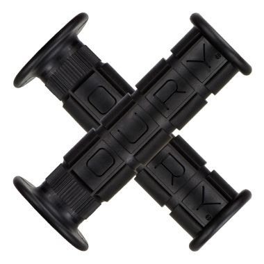 Chwyty kierownicy LIZARDSKINS Single Compound OURY w/ Flange - Black 