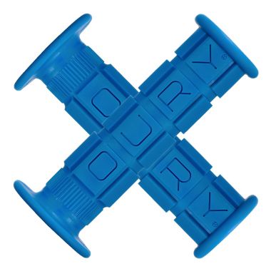 Chwyty kierownicy LIZARDSKINS Single Compound OURY w/ Flange - Blue 