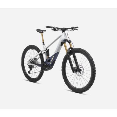 Orbea E-Bike MTB WILD M10 (2023) L Halo Silver-Tanzanite Carbon View