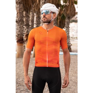 RASO Koszulka kolarska Visible (XL, oranż)