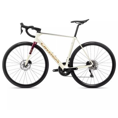 Orbea Rower szosowy ORCA M30i (2024) 53 Ivory White-Burgundy -Vulcano