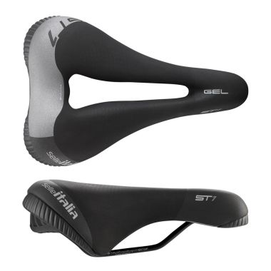 Siodło SELLE ITALIA SPORTOURING ST 1 SUPERFLOW L (idmatch L3), Fec Alloy Rail, Light Gel 477g (NEW 2025)