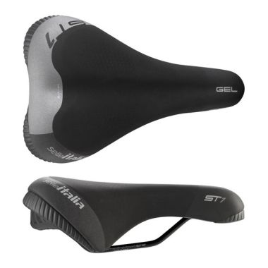 Siodło SELLE ITALIA SPORTOURING ST 1  L (idmatch L1), Fec Alloy Rail, Light Gel, 497g (NEW 2025)