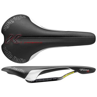 Siodło SELLE ITALIA FLITE KIT CARBONIO L (id match - L1) carbon/keramic 7x9, fibra-tek, 180g czarne (DWZ)