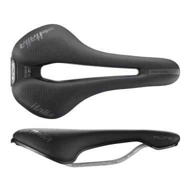 Siodło SELLE ITALIA FLITE BOOST GRAVEL TI316 SUPERFLOW L (id match L3), 232g, Czarne (NEW 2025)