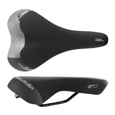 Siodło SELLE ITALIA SPORTOURING ST 3 S (idmatch S1), Fec Alloy Rail, Light Gel, 444g (NEW 2025)