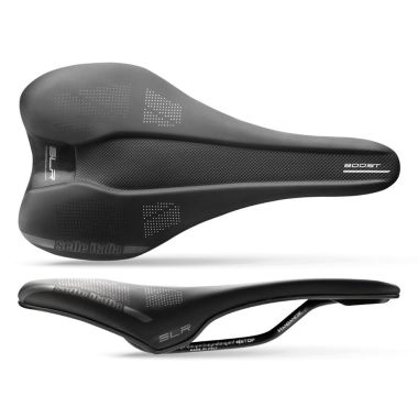 Siodło SELLE ITALIA SLR BOOST TM L (id match - L1) manganese tube 7, duro-tek, soft touch, czarne (NEW)