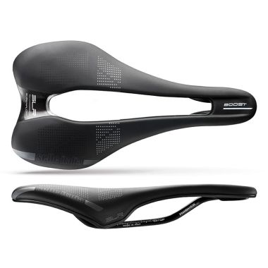 Siodło SELLE ITALIA SLR BOOST TM SUPERFLOW S (id match - S3) manganese tube 7, duro-tek, soft touch, czarne (NEW)