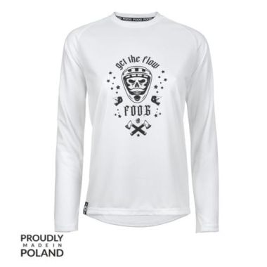 FOOGWear Jersey SKULL woman (S, white)