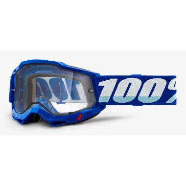 Gogle 100% ACCURI 2 ENDURO MOTO BLUE (Szyba Przezroczysta Podwójna) (NEW)