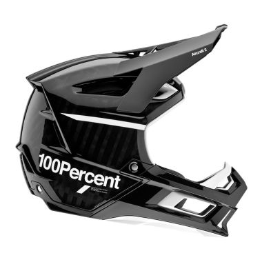 Kask full face 100% AIRCRAFT 2 Helmet Black White roz. M (57-58 cm) (NEW)