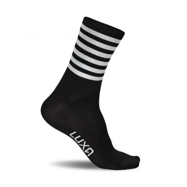 Luxa - Skarpety Kolarskie Stripes Czarny M/L