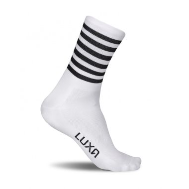Luxa - Skarpety Kolarskie Stripes Biały M/L