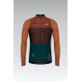 GOBIK LONG SLEEVE JERSEY PACER UNISEX WALNUT 2XS