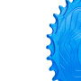 Blat MTB 1x Alugear AERO Round Boost do SRAM 3-bolts 34T-Niebieski